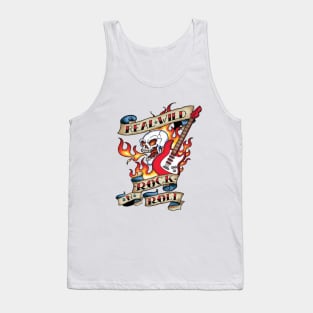 Real Wild Rock ‘n’ Roll Tattoo Tank Top